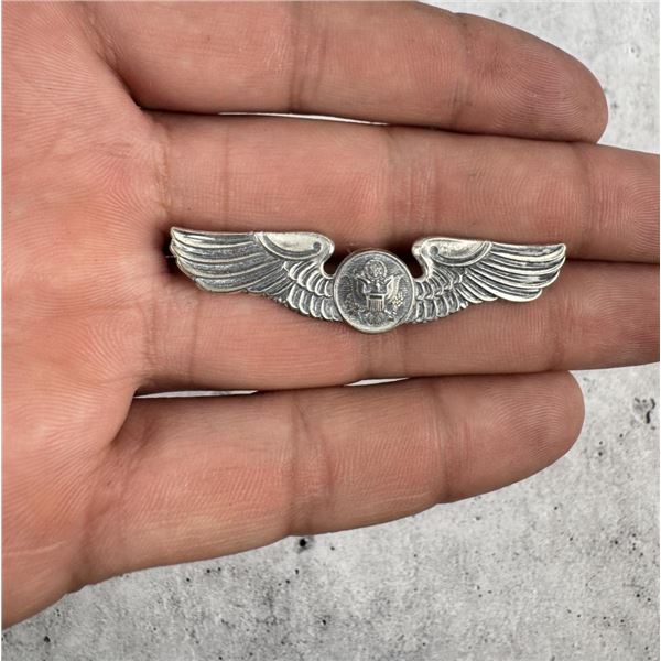 WW2 US Army Air Corps Pilot Wings Sterling