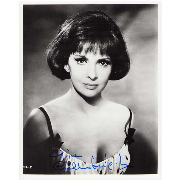 Gina Lollobrigida signed photo
