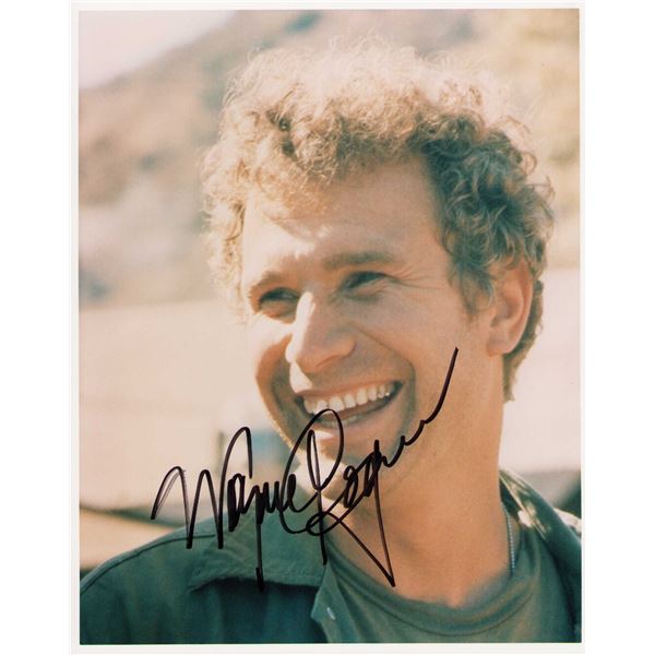 Wayne Rogers signed photo MASH