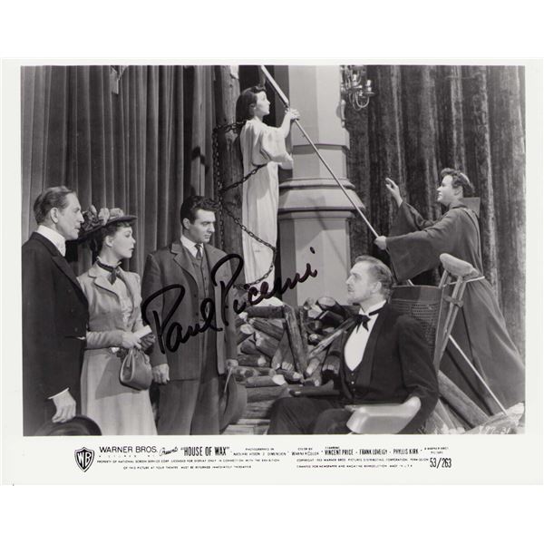 Paul Picerni signed photo
