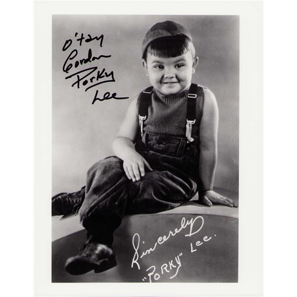 Gordon Porky Lee signed photo