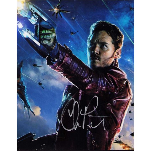 Chris Pratt signed photo Guardians