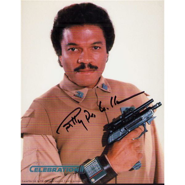 Billy Dee Williams signed photo Star Wars