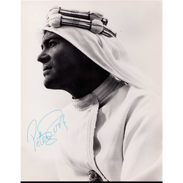 Peter O'Toole Lawrence of Arabia signed photo