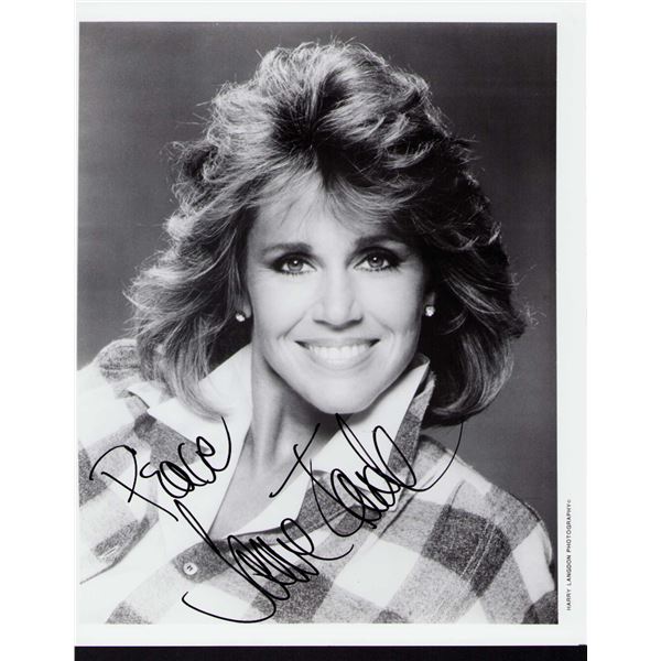 Jane Fonda signed photo