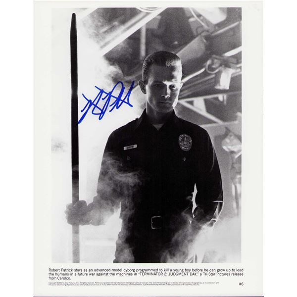 Robert Patrick signed photo Terminator
