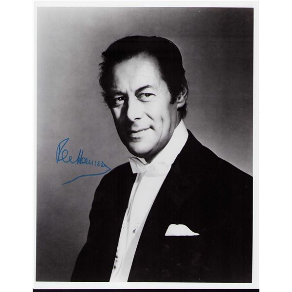 Rex Harrison signed photo