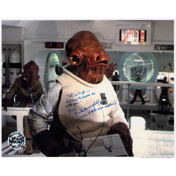 Erik Bauersfeld signed photo Star Wars