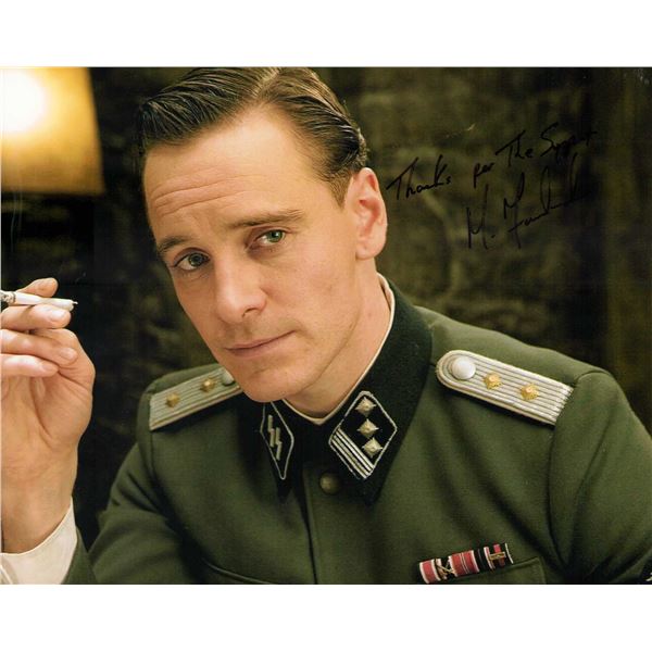 Michael Fassbender signed photo