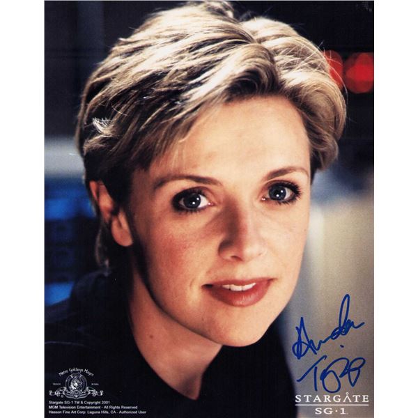 Amanda Tapping signed photo