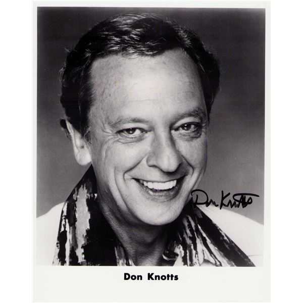 Don Knotts signed photo
