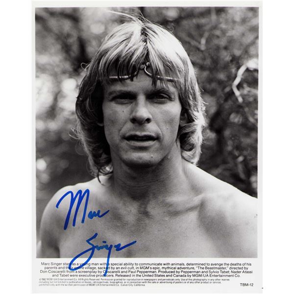 Marc Singer signed photo