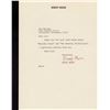 Buddy Ebsen signed letter