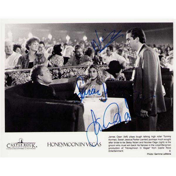 Honeymoon in Vegas cast signed photo