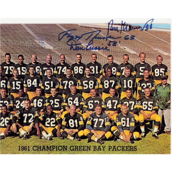 1961 Green Bay Packers signed photo