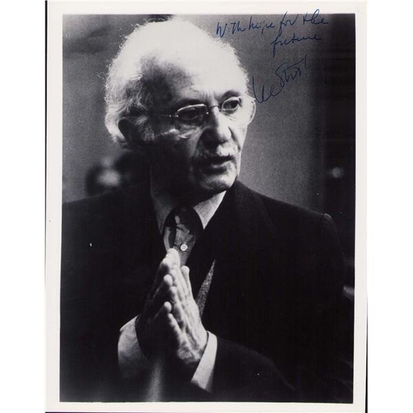 Lee Strasberg signed photo