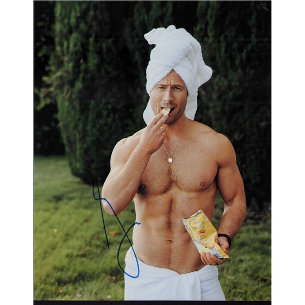 Glen Powell signed photo