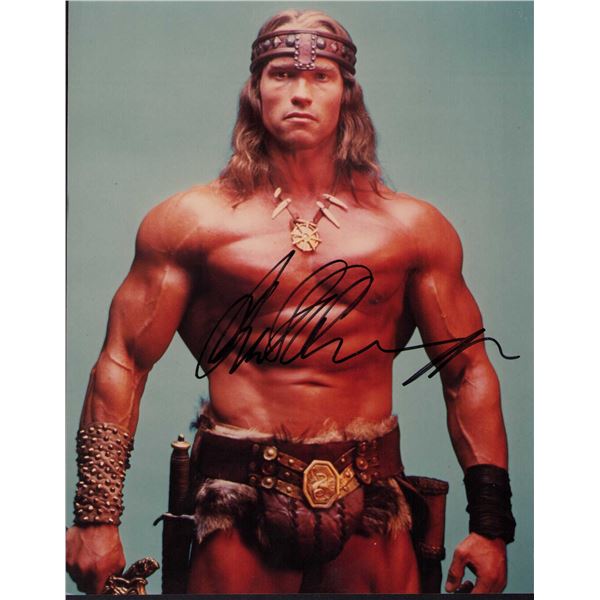 Arnold Schwarzenegger signed photo