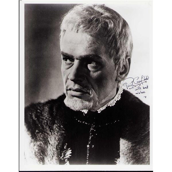 Paul Scofield signed photo