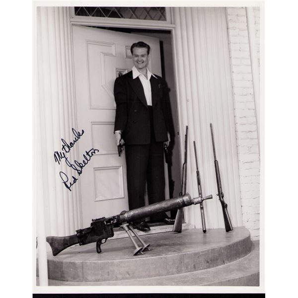 Red Skelton signed photo