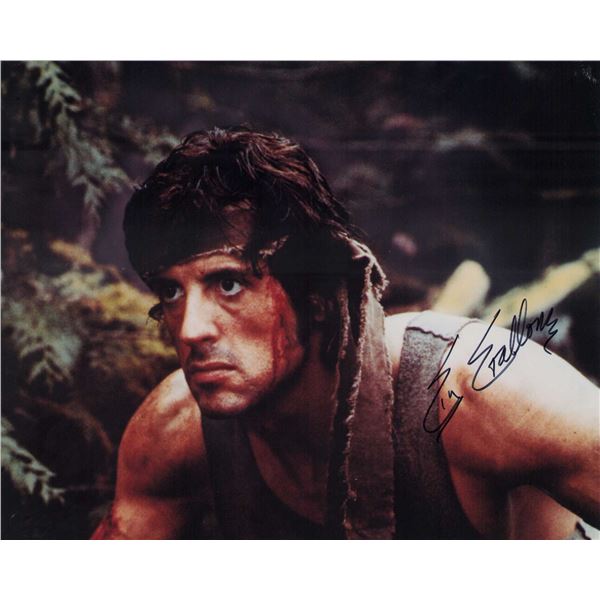 Slyvester Stallone signed photo