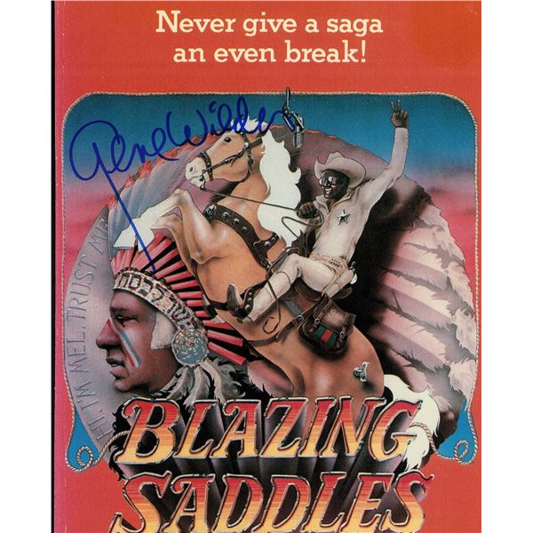 Gene Wilder signed photo Blazing Saddles