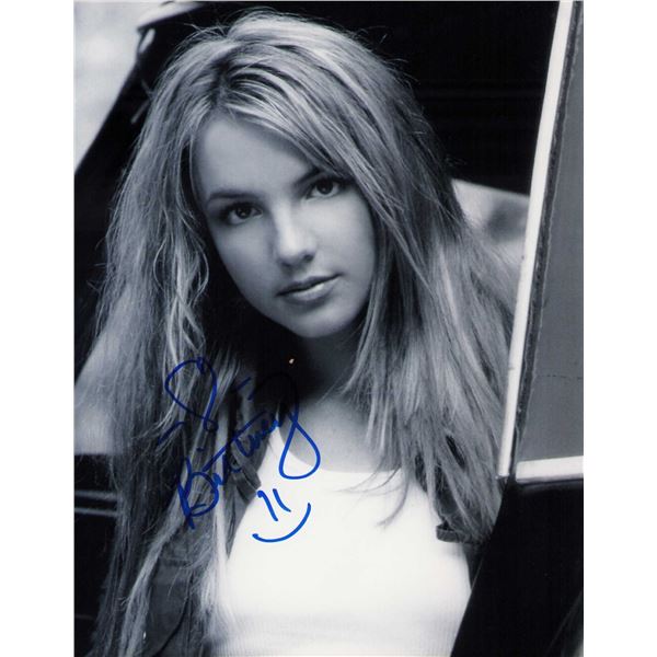 Britney Spears signed photo