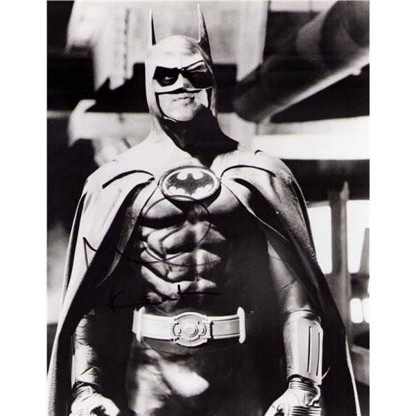 Michael Keaton signed photo Batman