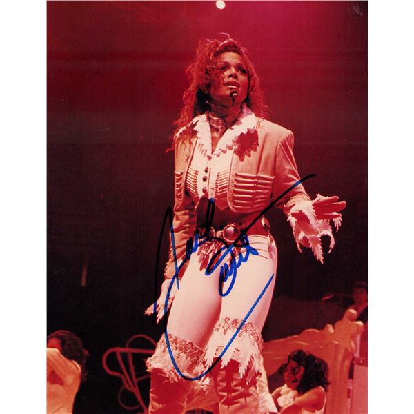 Janet Jackson signed photo