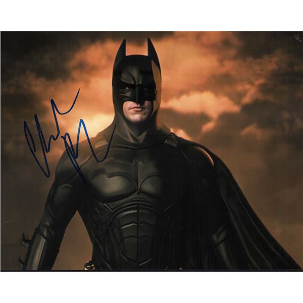 Christian Bale signed photo Batman