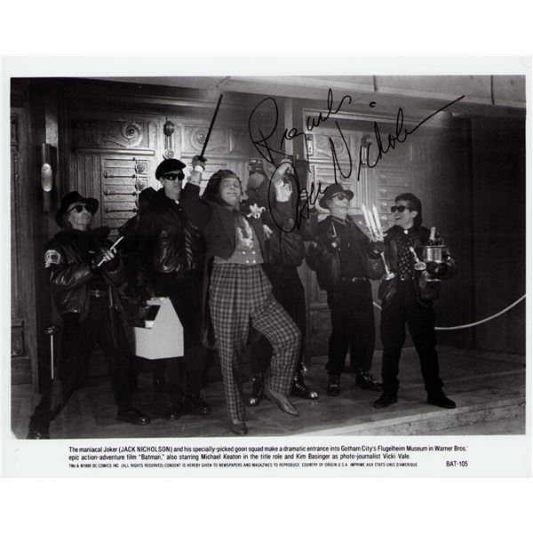 Jack Nicholson signed photo