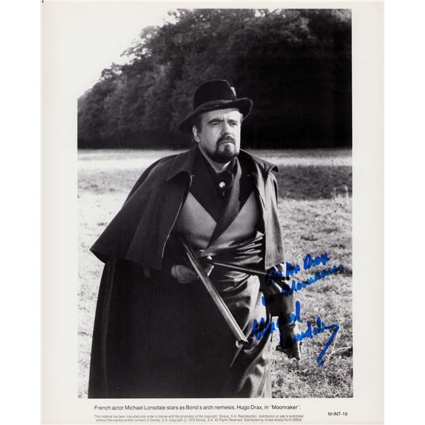 Michael Lonsdale signed photo