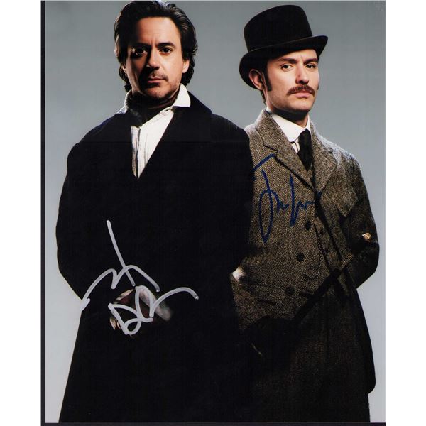 Johnny Depp/Jude Law signed photo