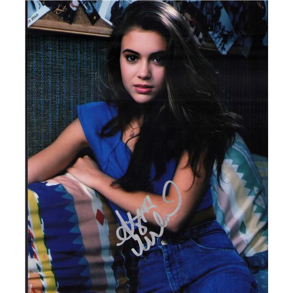 Alyssa Milano signed photo