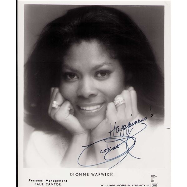 Dionne Warwick signed photo