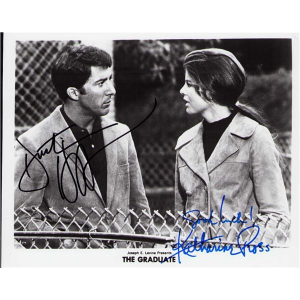Dustin Hoffman/Katharine Ross signed photo