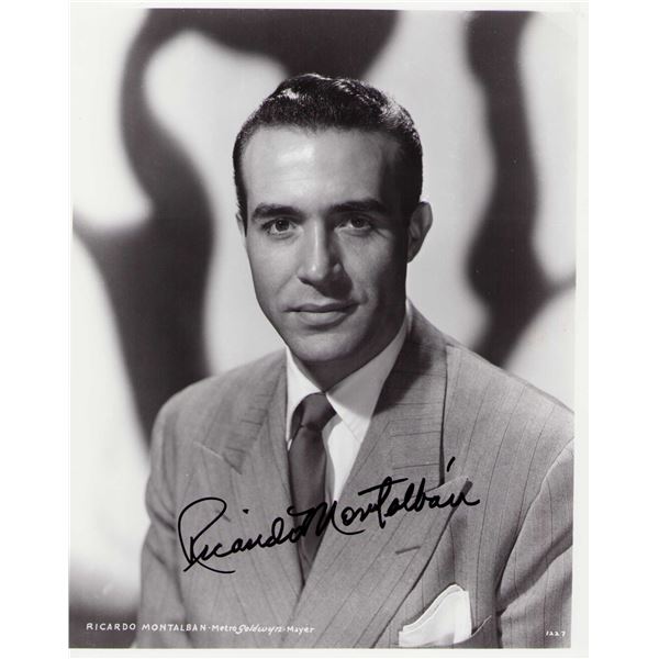 Ricardo Montelban signed photo