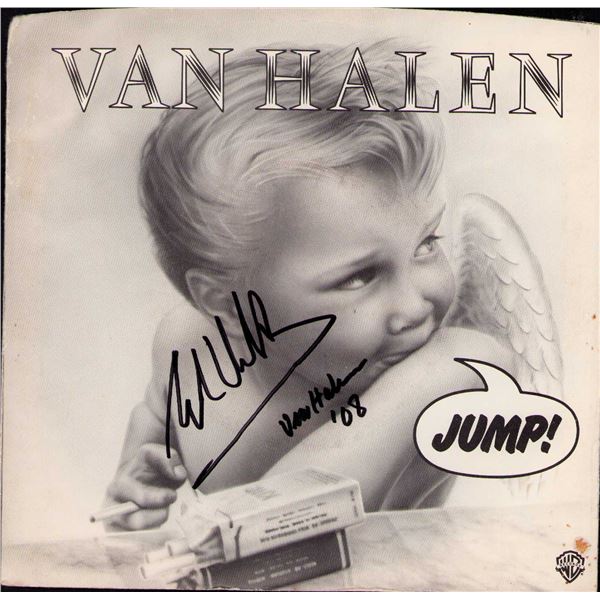 Eddie Van Halen signed 45 Record