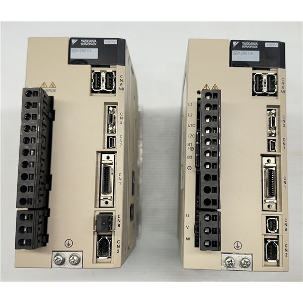 (2) Yaskawa #SGDV-2R8F11A Servopacks