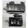 Image 3 : Lot of (2) Yaskawa AC Servo Motors #SGM7A-02A6A6E & #SGM7J-04A7D61