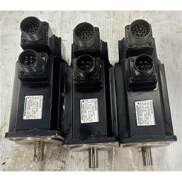 (3) Yaskawa #USASEM-05AE2 AC Servo Motors