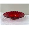 Image 1 : Red Glass Candy Dish