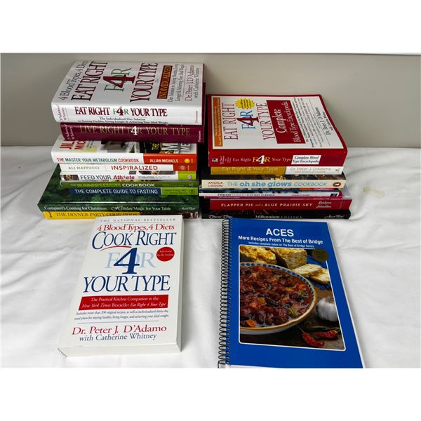 Variety of Cookbooks