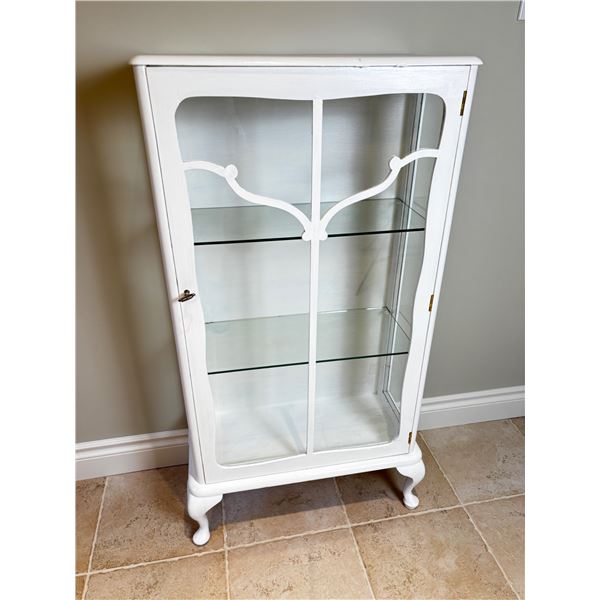 Vintage Display Case with Glass Shelving