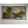 Image 1 : Large Waterfront Mountain Painting