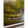Image 2 : Large Waterfront Mountain Painting