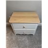 Image 1 : Two-Drawer Nightside table