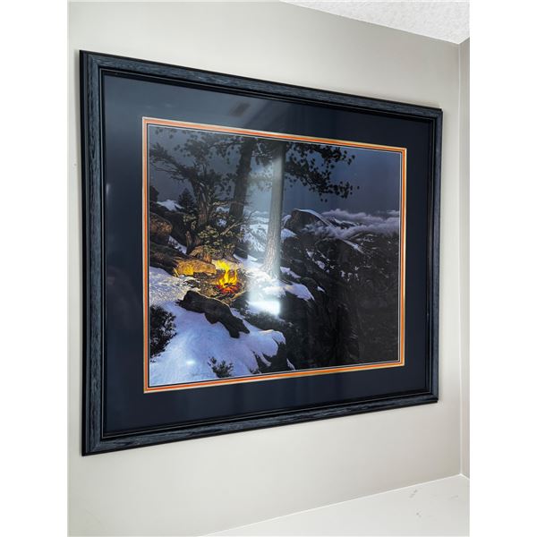 "Warmed by the View" Print by, Stephen Lyman