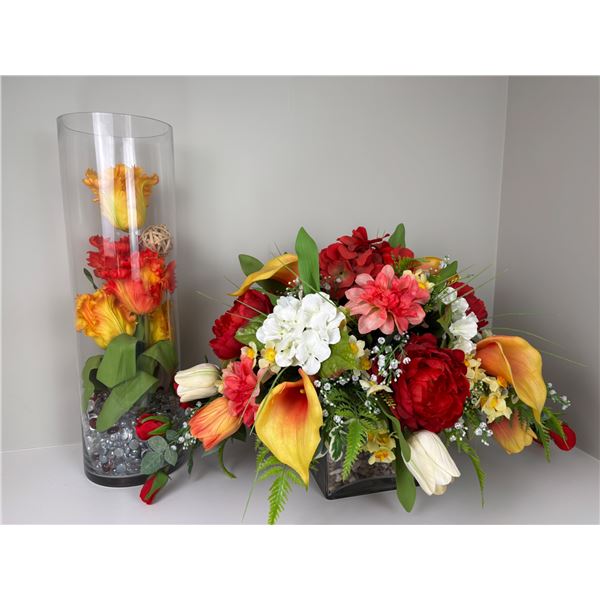 Decorative Faux Floral Arrangements
