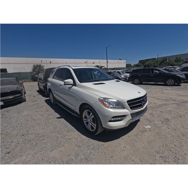 MERCEDES ML CLASS 2012 T-SMOG